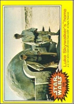 Star Wars: Series 3 (Base Set) card 159 Luke Skywalker's home