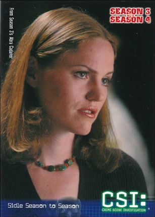 CSI: Crime Scene Investigation - Series Two (Base Set) card 87 Sidle Season to Season
