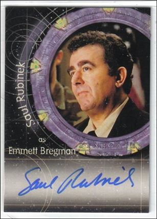 Stargate SG-1: Season 7 (Autograph Subset) card A49 Saul Rubineck as Emmett Bregman (Limited)