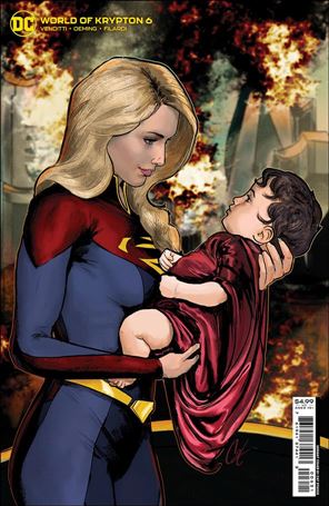 World of Krypton (2022) issue 6-B Cat Staggs Cardstock Cover