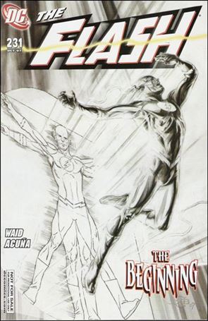 Flash (1987) issue 231-C Doug Braithwaite Diamond RRP Sketch Cover