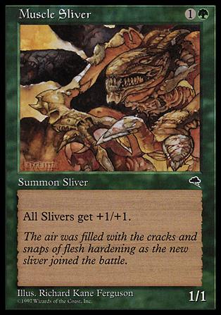 Magic the Gathering: Tempest (Base Set) card 238 Muscle Sliver