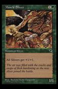 Magic the Gathering: Tempest (Base Set) card 238 Muscle Sliver