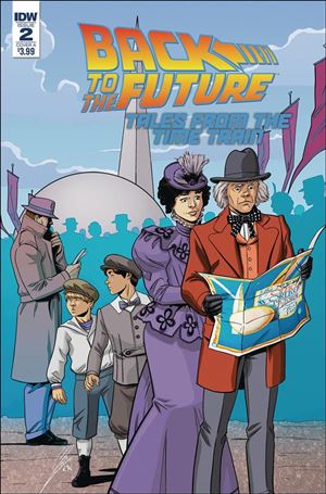 Back to the Future: Tales from the Time Train issue 2 Megan Levens Cover