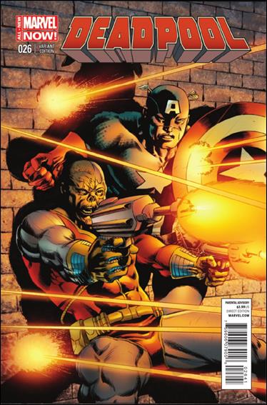 Deadpool (2013) issue 26-B 1:20 Captain America Cover