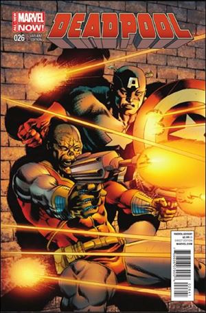 Deadpool (2013) issue 26-B 1:20 Captain America Cover