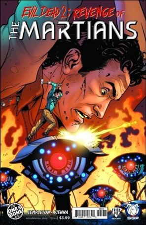 Evil Dead 2: Revenge of the Martians issue 1-C Drew Johnson Fried Pie Cover