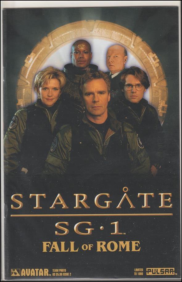 Stargate SG-1: Fall of Rome issue 2-G Team Photo Cover
