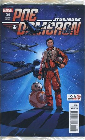 Poe Dameron issue 1-O Polybagged Joelle Jones Gamestop Cover