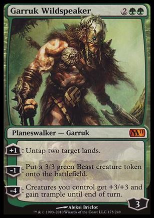 Magic the Gathering: 2011 Core Set (Base Set) card 175 Garruk Wildspeaker