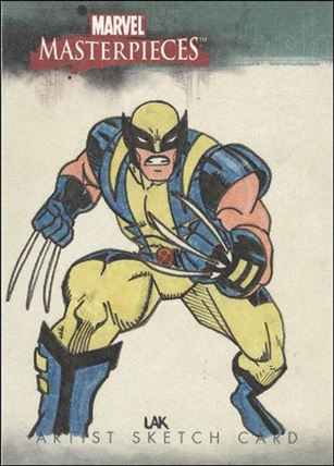 2008 Marvel Masterpieces: Series 3 (Sketch Card Subset) card LL Lak Lim 1/150