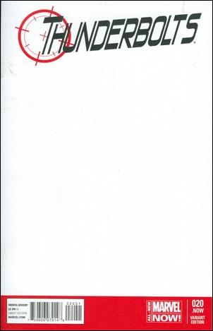 Thunderbolts (2013) issue 20-E Blank/Sketch Cover