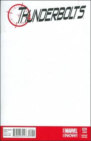 Thunderbolts (2013) issue 20-E Blank/Sketch Cover