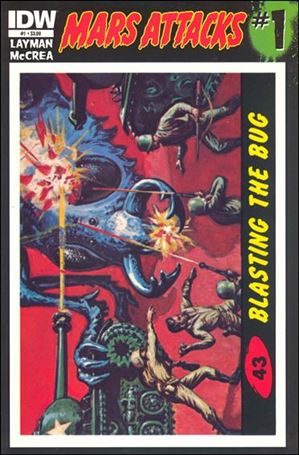 Mars Attacks (2012) issue 1-ZQ Card #43 (Blasting the Bug)