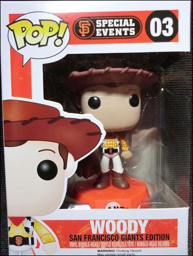 POP! Disney figure 3-B Woody (San Francisco Giants Edition)