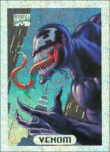 1994 Marvel Masterpieces (Holofoil Subset) card 9 Venom (Silver Foil)