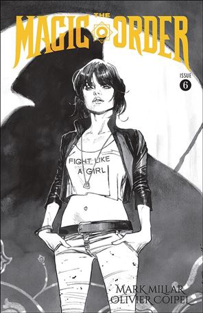 Magic Order issue 6-B Olivier Coipel Black & White Cover