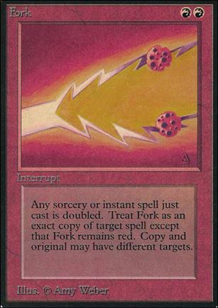 Magic the Gathering: Limited Edition Alpha (Base Set) card 152 Fork