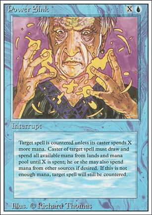 Magic the Gathering: Revised (Base Set) card 74 Power Sink