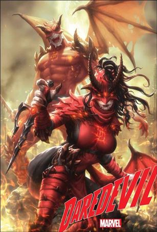Daredevil (2022) issue 6-D Kendrick Lim Demonized Cover