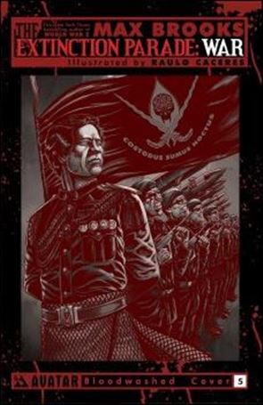 Extinction Parade: War issue 5-D Bloodwashed Cover 1:3