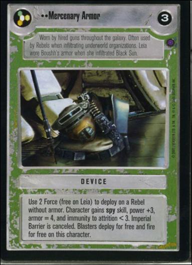 Star Wars: Reflections II: Expanding the Galaxy (Base Set) card 106 Mercenary Armor
