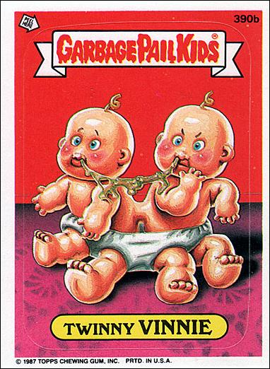 Garbage Pail Kids: Series 10 (Base Set) card 390b Twinny Vinnie