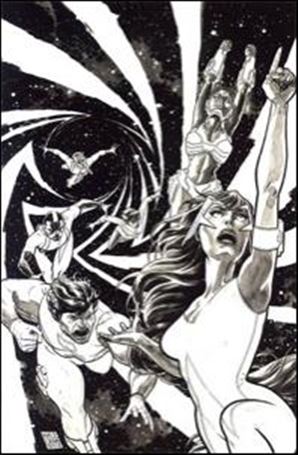 Hypernaturals issue 3-D Wes Craig 1:15 Virgin Sketch Cover