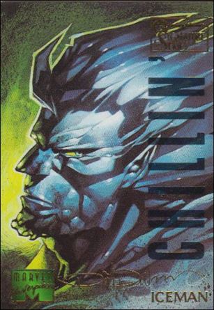 1995 Marvel Masterpieces (Multi-Foil E-Motion Parallel Base Set) card 46 Iceman