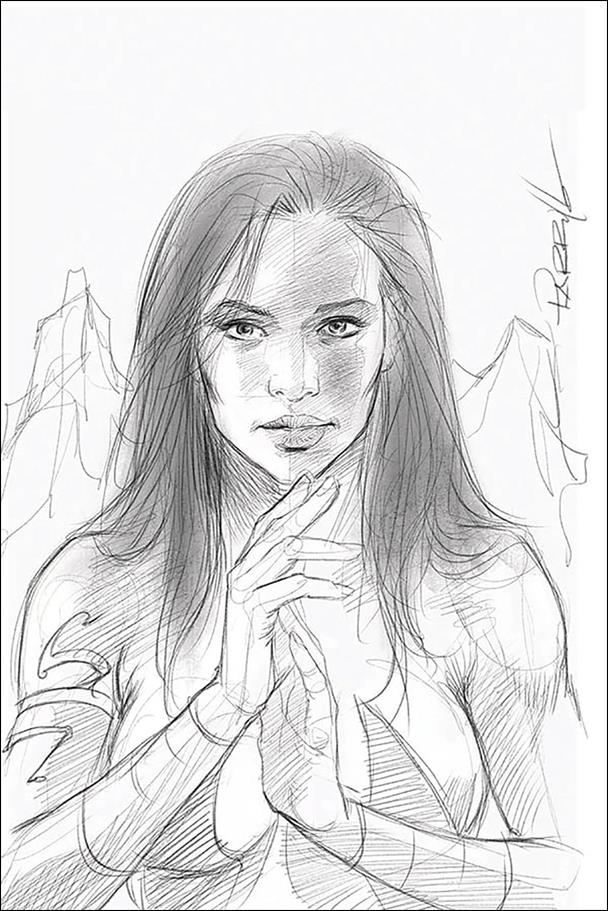 Dejah Thoris (2019) issue 7-Q Lucio Parrillo 1:50 Virgin Sketch Cover