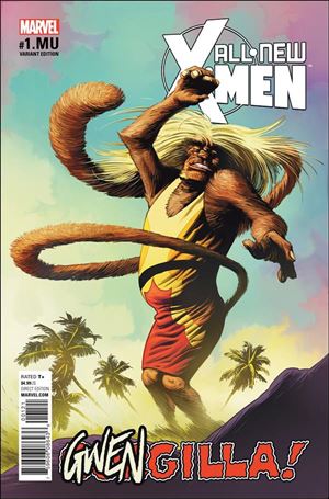 All-New X-Men (2016) issue 1.MU-B Richard Isanove Gwenster Unleashed Cover