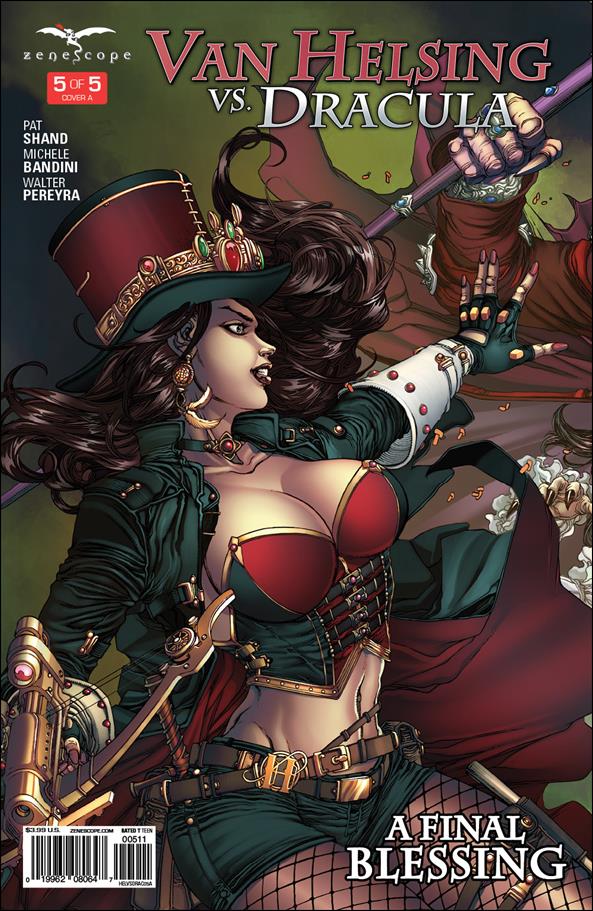 Grimm Fairy Tales Presents Van Helsing vs Dracula issue 5 Harvey Tolibao Left Side Cover
