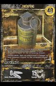 Resident Evil (Base Set) card WE-001 Grenade (Explosive)
