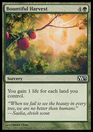 Magic the Gathering: 2013 Core Set (Base Set) card 163 Bountiful Harvest