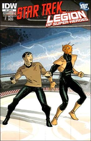 Star Trek/Legion of Super-Heroes issue 5-C Mario Alberti 1:10 Cover