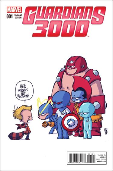 Guardians 3000 issue 1-E Skottie Young Baby Cover