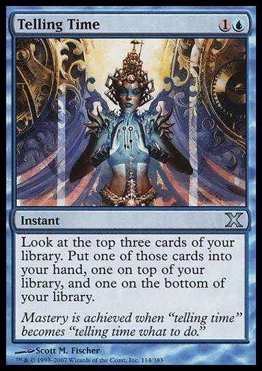 Magic the Gathering: 10th Edition (Base Set) card 114 Telling Time