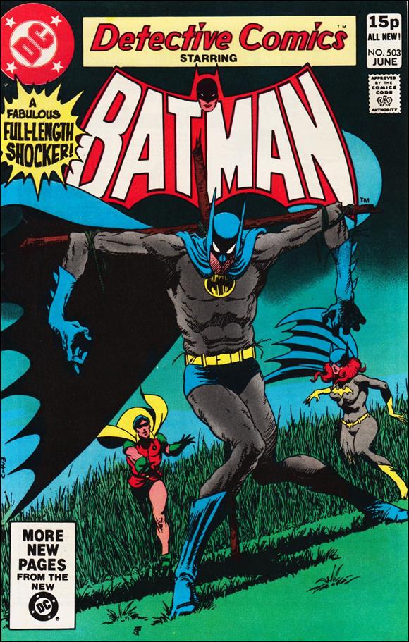Detective Comics (1937) issue 503-B UK Price Cover