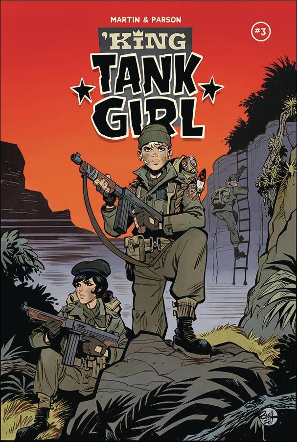 'King Tank Girl issue 3 Brett Parson Cover