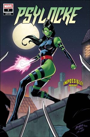 Psylocke (2025) issue 7-B Michele Bandini Cover