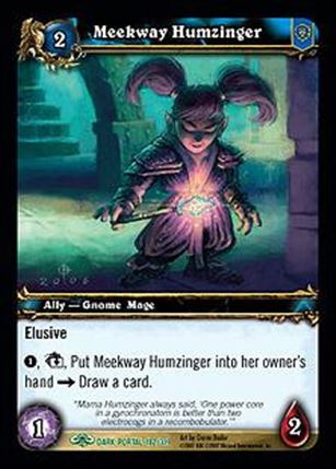 World of Warcraft: Through the Dark Portal (Base Set) card 182 Meekway Humzinger