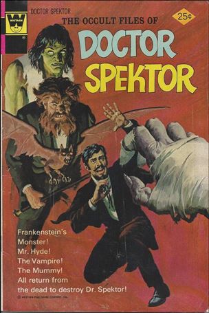 Occult Files of Dr. Spektor issue 9-B Whitman Cover