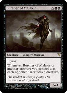 Magic the Gathering: Duel Decks: Sorin vs. Tibalt (Base Set) card 18 Butcher of Malakir