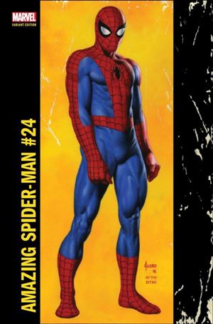 Amazing Spider-Man (2015) issue 24-B Joe Jusko Corner Box Cover