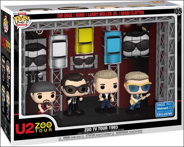 Deluxe POP! Moment (Rocks) figure 5 Zoo TV Tour 1993 Walmart Exclusive