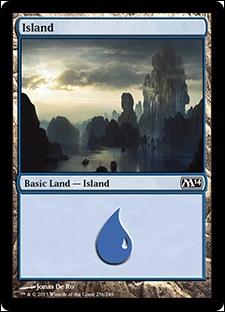 Magic the Gathering: 2014 Core Set (Base Set) card 236 Island