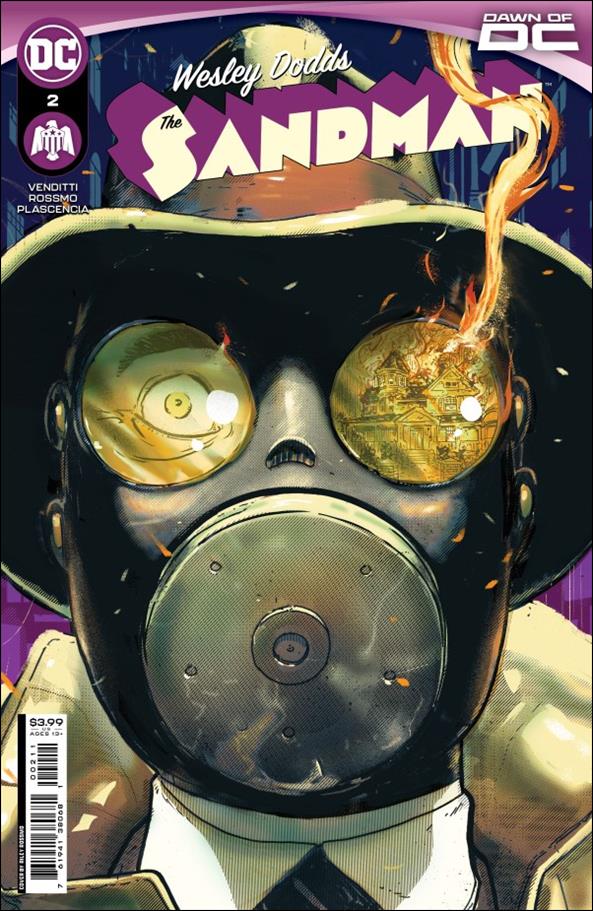 Wesley Dodds: The Sandman issue 2 Riley Rossmo Cover