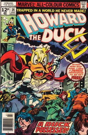 Howard the Duck (1976) issue 14-C UK Price Cover