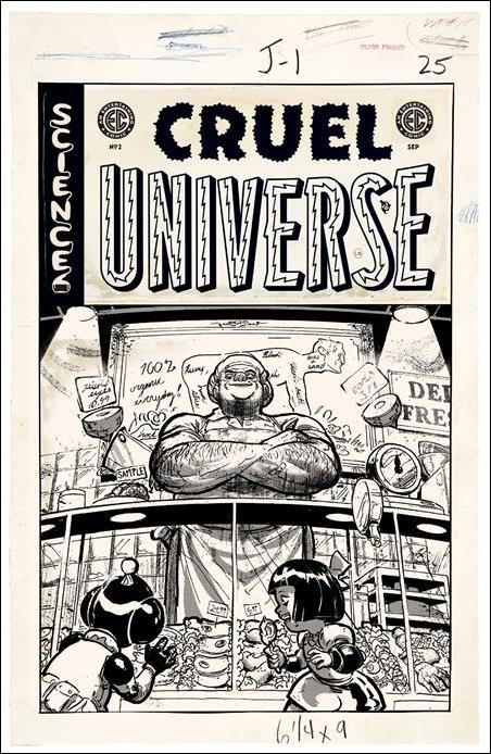 Cruel Universe issue 2-D Riley Rossmo B&W 1:20 Cover