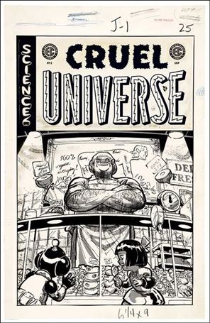 Cruel Universe issue 2-D Riley Rossmo B&W 1:20 Cover